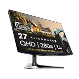 Alienware AW2723DF Gaming Monitor - 27-inch (2560 x 1440) 240Hz Display (DP 1.4), 1ms Response Time, NVIDIA G-Sync, Preset OSD Modes, Height/Tilt/Swivel/Pivot Adjustability - Lunar Light