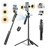 Auto Face Tracking Tripod 360° Rotation with Stand, 70.9