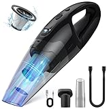 BSRCO Handheld Vacuum Cordless Rechargeable, Dust Busters Cordless Rechargeable with LED, USB Charge, 1.65LBs Hand Vacuum Cordless, Hand Vacuums for Car/Home/Pet