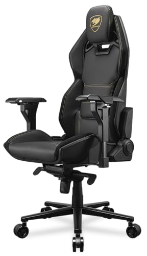COUGAR Hotrod Royal Gaming Chair, Multi-Zone Backrest, External FRP Shell for Optimum Support, Premium Hyper-Dura Leatherette, 4D Armrest and Class 4 Gas Cylinder