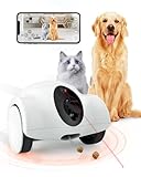 GULIGULI Pet Camera with Phone App - 360° View 2.4G WiFi Two-Way Audio Dog Camera with Treat Dispenser Pet Camera Indoor for Cats 1080P HD Pet Robot Camera with Night Vision, No Suscription Fee