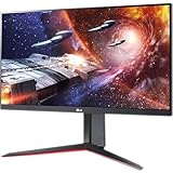 LG 24GN650-B Ultragear Gaming Monitor 24” FHD (1920 x 1080) IPS Display, 144Hz Refresh Rate, 1ms (GtG), AMD FreeSync Premium, Tilt/Height/Pivot Adjustable Stand - Black