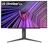 LG ‎27GS93QE 27-inch Ultragear OLED Gaming Monitor QHD 240Hz 0.03ms DisplayHDR True Black 400 AMD FreeSync Premium Pro NVIDIA G-Sync HDMI 2.1 DisplayPort Tilt/Height/Pivot Stand Black