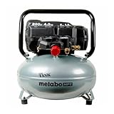 Metabo HPT Air Compressor, THE TANK™, Portable Air Compressor 200 PSI, 6 Gallon Air Compressor, Pancake Air Compressor, Versatile for Use with Framing, Siding, Finish, Brad or Roofing Nailers, EC914S