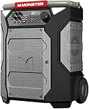 Monster Rockin’ Roller 270 Indoor/Outdoor Portable Bluetooth Speaker | up to 200W of 270 Degree Sound & up to 100 Hours of Playtime
