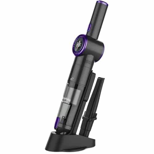 Nicebay Cordless Handheld Vacuum Cleaner, 15KPA Strong Suction Portable Hand Vacuum Cleaner, LED Display Car Vacuum Cleaner, Fast Charging Dock, Rechargeable Handheld Vacuum Indigo