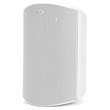 Polk Audio Atrium 8 SDI Flagship Outdoor Speaker (White) - Use as Single Unit or Stereo Pair, Powerful Bass & Broad Sound Coverage, Withstands Extreme Weather & Temperature