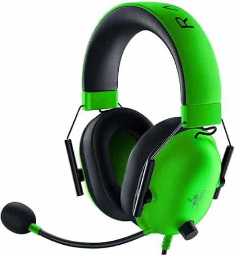 Razer BlackShark V2 X - Multi-Platform Wired Esports Headset (Triforce 50 mm Drivers, Advanced Passive Noise Cancellation, 7.1 Surround Sound, Hyperclear Cardioid Mic) Green