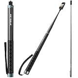 REYGEAK 118" Extended Selfie Stick for Insta360 X4,7ft Ultra Long Invisible Selfie Pole with 1/4 Screw,Carbon Fiber Waterproof Extension Monopod for Insta360 X4/X3/X2/ONE/ONE RS/ONE