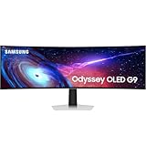 SAMSUNG 49" Odyssey G93SC Series OLED Curved Gaming Monitor, 240Hz, 0.03ms, Dual QHD, DisplayHDR True Black 400, FreeSync Premium Pro, Height Adjustable Stand, 3 Year Warranty, LS49CG932SNXZA, 2023