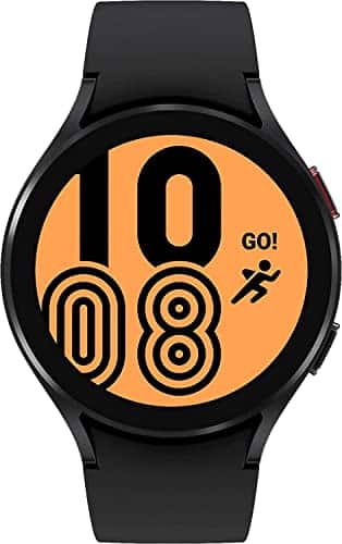 Samsung Galaxy Watch 4, 44mm, Black - Water Resistant, Wireless smartwatch, Multisport Tracker, Sport Band, Wi-Fi/Bluetooth only - SM-R870NZKCXAA (Renewed)