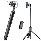 UBeesize 62'' Magnetic Selfie Stick Phone Tripod with Wireless Remote, Extendable Cell Phone Tripod Stand, Compatible with MagSafe, Cellphone Tripod for iPhone 15 14 13 12 Series and Android Phones