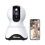 VIMTAG Pet Camera, 2.5K HD Pet Cam, 360° Pan/Tilt View Angel with Two Way Audio, Dog Camera with Phone APP, Motion Tracking Alarm,Night Vision,24/7 Recording with Cloud/Local SD, Smart Home Indoor Cam