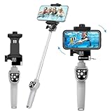 Waterproof Selfie Stick, Extendable Phone Selfie Stick with Wireless Remote Shutter for Skiing/Snorkeling/Surfing, Compatible with All Cellphones (Waterproof Selfie Stick)