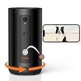 WOPET 300° Dog Camera with Treat Dispenser, [New 2024] 5G WiFi Pet Camera Treat Tossing for Cats and Dogs, 1080P HD with Night Vision, 2-Way Audio for Monitoring Your Pet on Phone app