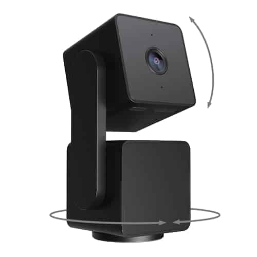 WYZE Cam Pan v3 Indoor/Outdoor IP65 1080p Pan/Tilt/Zoom Wi-Fi Smart Home Security Camera with 360° Motion Tracking for Baby & Pet, Color Night Vision, Works with Alexa & Google Assistant, Black