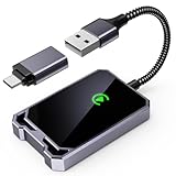 EZUISVE Wireless Carplay Adapter Carplay Wireless Adapte 2024 Upgrade Convert OEM Wired to Wireless Plug & Play Auto Connect Fast Easy Use Fit for Factory Wired Carplay Car from 2015 & iPhone iOS 10+