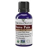 Forces of Nature Nerve Pain, Organic Homeopathic Medicine & Essential Oils, 1 Fl Oz, Helps with Neuralgia & Neuropathy Pain Relief for Feet, Hands, Legs & Toes, Burning, Shooting Pain & Numbness