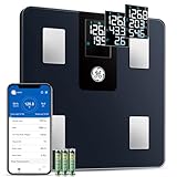 GE Smart Scale for Body Weight and Fat Percentage with All-in-one LCD Display, Digital Bathroom Weight Scales Bluetooth Body Fat Scale Body Composition Analyzer, Accurate Weighing Scale, 396 lbs