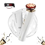 INIA Microcurrent Facial Device, 3-in-1 Facial Massager Red Light Therapy Beauty Device for Face and Neck Skin Rejuvenation Lifting, Tightening, Infusing, Effective Wrinkle and Puffiness Reduction