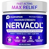 Pharmapulse Neuropathy Nerve Therapy & Relief Cream - Maximum Strength Relief Cream for Foot, Hands, Legs, Toes Includes Alpha Lipoic Acid, Arnica, Vitamin B6, Aloe Vera, MSM - Effective Soothing 4oz