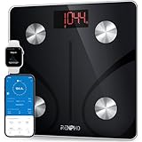 RENPHO Scale for Body Weight 500 lbs, Extra-High Capacity Smart Bathroom Scale with Ultra Wide Platform 12 x 12 inches, Body Fat Scale with Large LED Display, Health Monitor Sync App, Elis 1 L