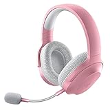 Razer Barracuda X Wireless Gaming & Mobile Headset (PC, PlayStation, Switch, Android, iOS): 2.4GHz Wireless + Bluetooth - Lightweight - 40mm Drivers - Detachable Mic - 50 Hr Battery - Quartz Pink