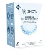 SNOW Diamond Wired Whitening Kit - Sensitive Teeth Whitening Kit - Whitens & Repairs Teeth - 6 Months of Whitening Treatment - Gentle & Enamel Safe - Blue