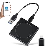Upgrade Wireless Carplay Adapter, Wired CarPlay to Wireless Control Plug & Play for Cars, Compatible with iPhone Multi-User Seamless Connection, CarPlay Adapter for Cars from 2015 & iPhone iOS 10+