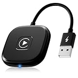Wireless CarPlay Adapter for iPhone,CarPlay Wireless Adapter, Easy to Upgrade Wired CarPlay to Wireless,Instant Connectivity,Wireless CarPlay Dongle for iPhone.