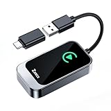 Wireless Carplay Adapter, Converts Factory Wired CarPlay to Wireless Carplay Dongle for iPhone and Android, Plug and Play 2-in-1 Carplay Wireless Adapter for Apple and Android Carplay Car Screen
