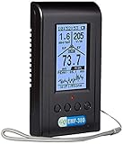 Advanced GQ EMF-380 V2 Multi-Field Electromagnetic Radiation 3-in-1 EMF ELF Meter RF Spectrum Analyzer Ghost Cell Tower Smart meter Wifi hiden Spy Camera Signal bug Detector RF up to 8G