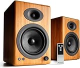 Audioengine A5+ Wireless Bluetooth Bookshelf Speakers - Premium 150W Stereo Speakers for Music, Gaming, Turntables, Home Theater Systems - Powerful Studio Monitors