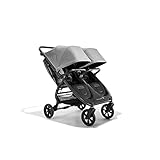 Baby Jogger City Mini GT2 All-Terrain Double Stroller with Forever Air Rubber Tires and All-Wheel Suspension, Pike Exclusive Includes Belly Bars, Leatherette Handlebar, and Premium Fabric