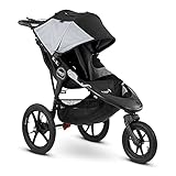Baby Jogger Summit X3 Jogging Stroller - 2016 | Air-Filled Rubber Tires | All-Wheel Suspension | Quick Fold Jogging Stroller, Black/Gray