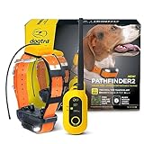 Dogtra Pathfinder 2 GPS Dog Tracker e Collar 9 Mile Long Range LED Light No Monthly fees Free App Waterproof Smartwatch Control Satellite Real Time Tracking Multiple Dogs Smartphone Required