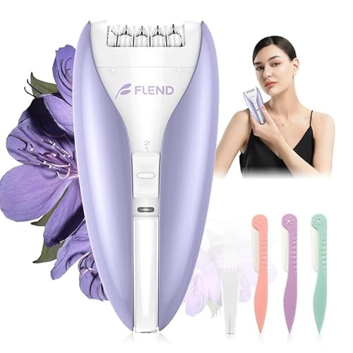Epilator, Silent Epilator for Women, 2 Speed Setting Facial Epilator Smooth Glide Epilator for Women Face Epilator, Facial Hair Removal Epilators Hair Remover for Women Face Legs Bikini Arms Legs