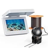 FourQ Underwater Fishing Camera,Fishing Camera Ice vexilar Fish find 4.3inch Hd LCD Display Underwater W/ 5000mah Li-Battery,65ft Cable and 12pcs Ir Lights for Boat Lake Kayak Ice Fishing (65FT)