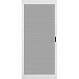 Guardian K.D. Standard Galv Steel Plus Aluminum Frame Sliding Screen Door Kit, (White, 30''x80'') Height Adjustable Upgraded Rust-Proof and Durable Mosquito Proof for Patio Backyard and Bedroom