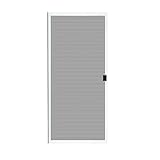 K.D. Standard Aluminum Sliding Patio Screen Door Kit 36" x 80" (White) 1-7/8" Frame Mosquito Proof for Patio Backyard Kitchen and Bedroom