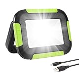 LE Portable LED Work Light, 10W, Rechargeable Outdoor Flood Light, Power Bank for Hiking, Working, Car Repairing, Workshop and More