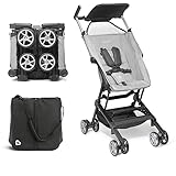Munchkin® Sparrow™ Ultra Compact Lightweight Travel Stroller for Babies & Toddlers, Grey