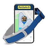 PetSafe Guardian GPS + Tracking Dog Fence Collar Pet Safe GPS Dog Collar Fence System, GPS Dog Collar Fence System with App Waterproof Rechargeable Collar, Tracking Collar for Dogs (Blue, Grey)