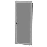 Ready-to-Assemble Sliding Screen Door Replacement, Adjustable Patio Door Screen Kit, White or Bronze, Compatible with 95% of Door Frames with Roller Tracks in The U.S. (White, 36