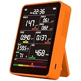 SensorAire Professional Indoor Air Quality Monitor 16 in 1, with 7 AQl Buzzer for PM1.0 | PM2.5 | PM10 | CO2 | TVOC | HCHO | Temperature | Humidity | for Home, Office