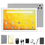 Tablet 2024 Newest Android 13 Tablet 128GB + 16GB (8+8 Expand) Large Storage, 2 in 1 Tablet with Keyboard, Octa-Core Processor, Tablet 10 Inch Screen, 5G WiFi Tablet Bluetooth/Mouse/Case/13MP Camera