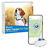 Tractive GPS Tracker for Dogs - Waterproof, GPS Location & Smart Pet Activity Tracker, Unlimited Range, Works with Any Collar (White)