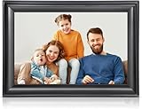 10.1 Inch WiFi Digital Picture Frame, 1280x800HD IPS Touch Screen Digital Photo Frame Electronic,16GB Memory, Auto-Rotate, Wall Mountable, Share Photos/Videos Instantly via Uhale App from Anywhere