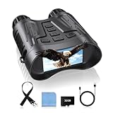 4K Night Vision Goggles, 1148FT Night Vision Binoculars with 3.2'' HD Screen, 8X Digital Zoom, 32GB Card, Binoculars Night Vision That can Take Photos and Videos for Camping Farm & Security