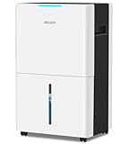 5,000 Sq. Ft Dehumidifier for Basements and Home, Aiusevo 52 Pint Dehumidifiers with Drain Hose Ideal for Large Room, Bedroom, Quietly Removes Moisture, 3 Modes Deshumidificador, Child Lock, 24H Timer